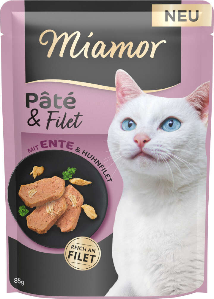 Miamor Katzen-Nassfutter Pate mit Ente